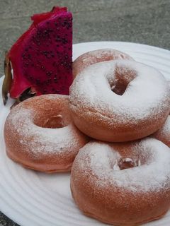 Foto resep Donat Buah Naga