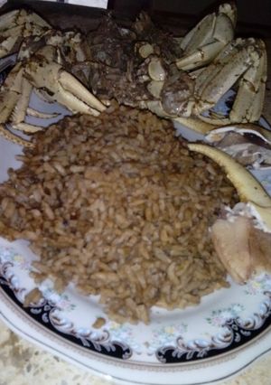 Una foto de Arroz de cangrejo