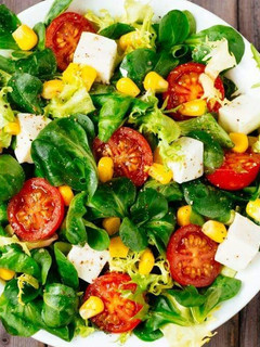 Una foto de Ensalada verde