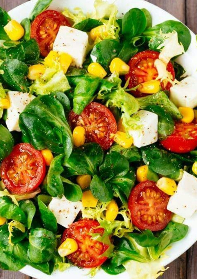 Una foto de Ensalada verde