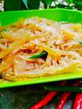 Oseng pepaya muda bumbu mie