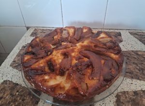 Una foto de Tarta de bananas caramelizadas🍌🍌