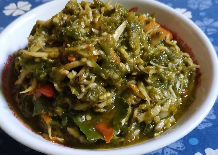 Langkah Mudah untuk Menyiapkan Sambel Teri Cabe Ijo Simple Anti Gagal