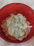 Fusilli with creamy chicken spinach MPASI 6-8 bulan