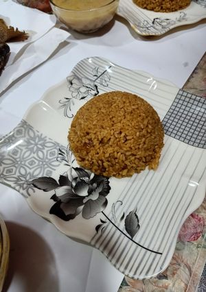 صورة لوصفة رز بني للسمك