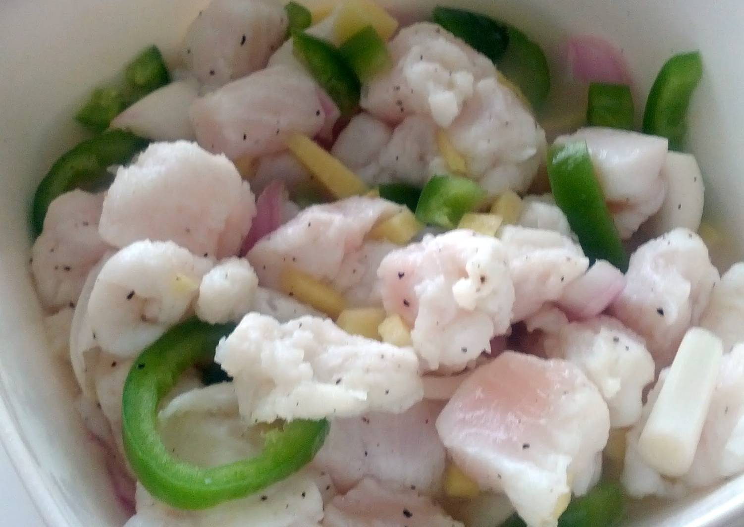 kinilaw (fish cooked in vinegar) Recipe by glecylle Cookpad