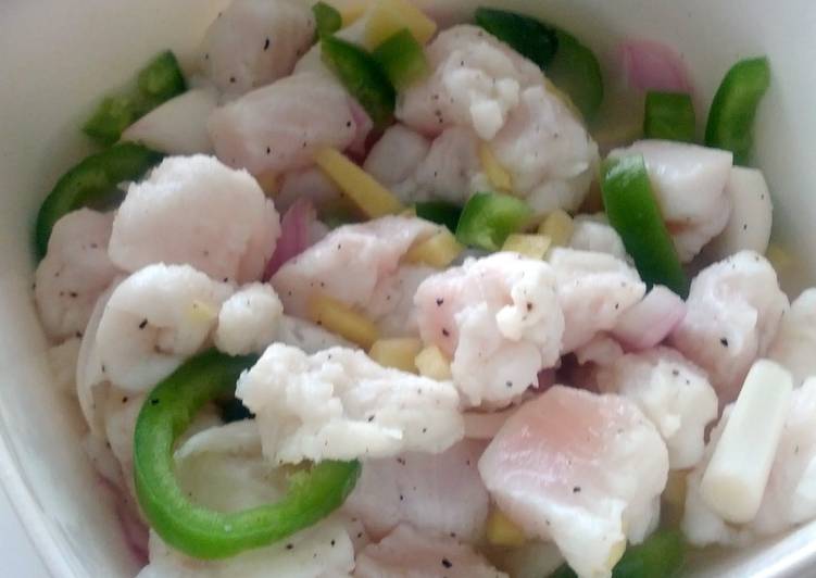 Recipe of Ultimate kinilaw (fish cooked in vinegar)