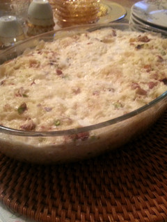 A picture of Umm Ali (egyptian dessert).