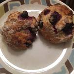 Low fat blueberry scones