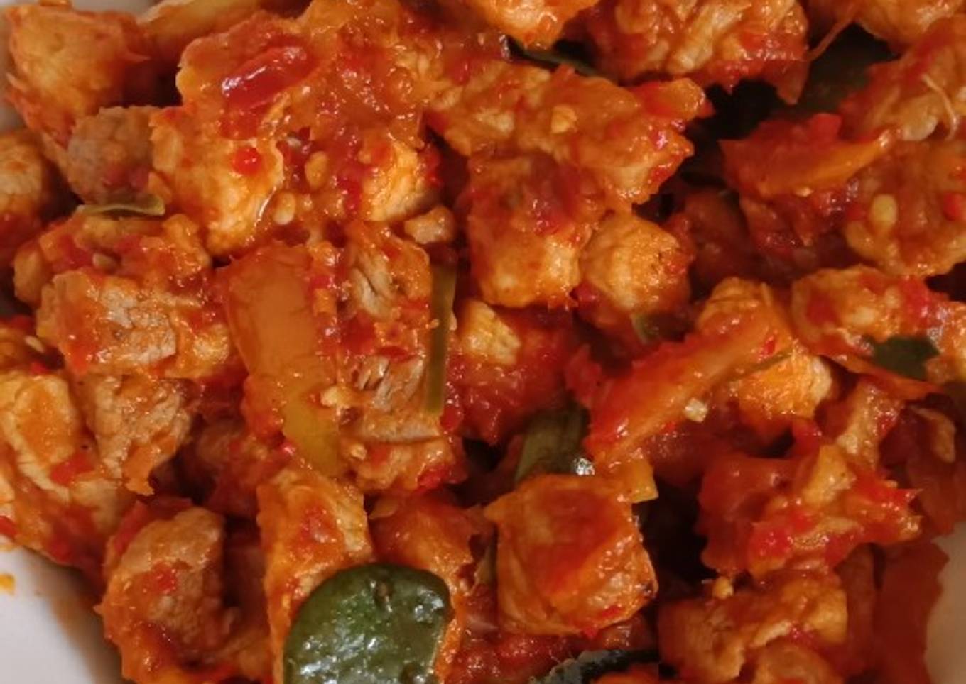Babi masak pedes ala asiao