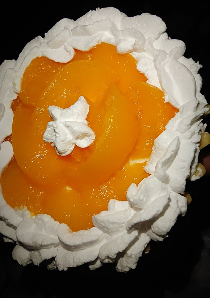 Una foto de Mini tarta de durazno