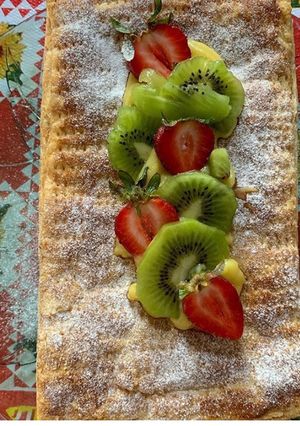 Una foto de Pastel mil hojas