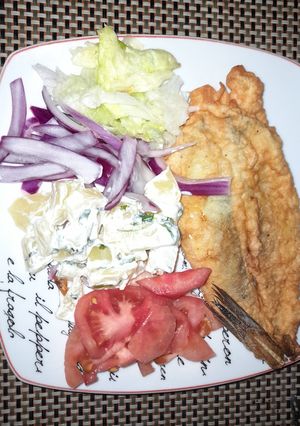 Una foto de Pescado frito