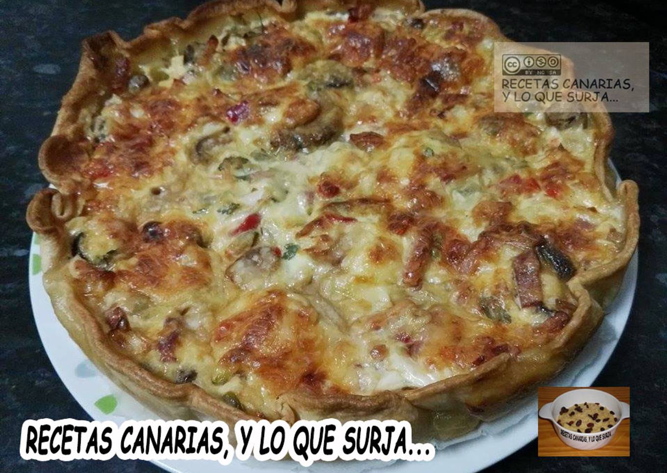 Quiche de champiñones