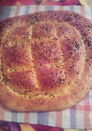 صورة لوصفة الخبز التركي