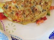 A picture of avocado omelette