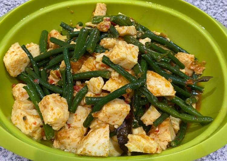 Tumis putih telur kacang panjang