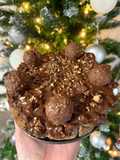 Tarta de queso Ferrero con crocanti de almendras caseras en freidora de Aire