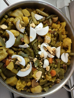 Una foto de Menestra de verduras con truco