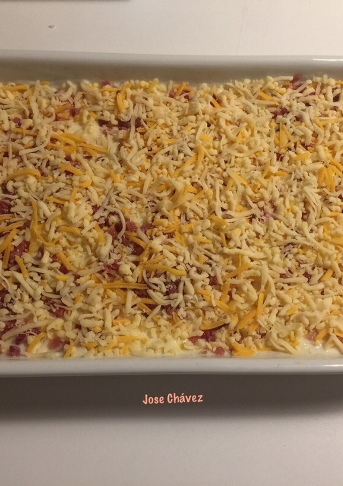 Una foto de Lasaña de Pollo con champiñones