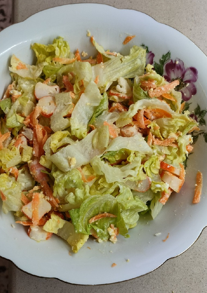 Una foto de Ensalada-illa del marisco a mi estilo