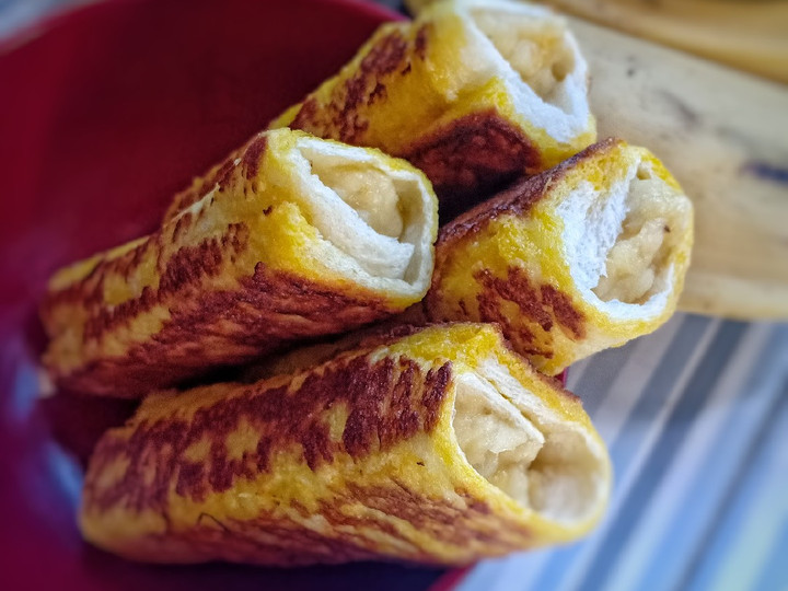 Bagaimana Menyiapkan Kebab Pisang (kulit roti tawar), Lezat Sekali
