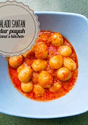 Foto resep Balado Santan Telur Puyuh