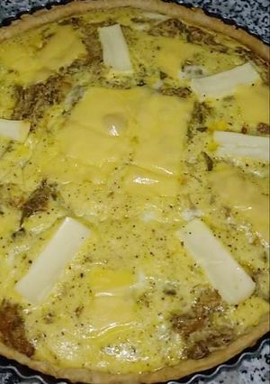 Une photo de Tarte au viande et fromage