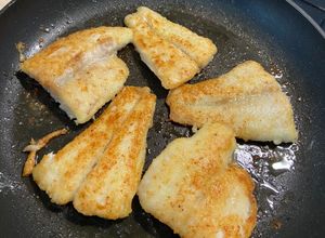 Hình của món Cá Tra Lăn Bột.