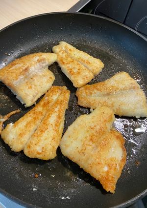 Hình của món Cá Tra Lăn Bột.