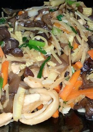 รูปของ ไก่ผัดขิง