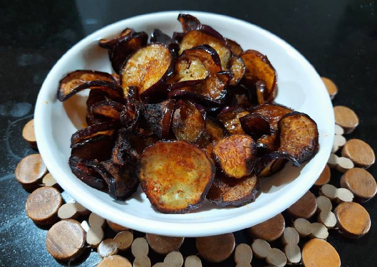 Eggplant chips