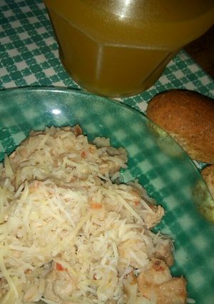 Una foto de Arroz con carne de cerdo