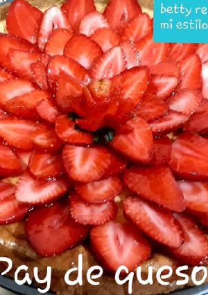 Una foto de Pay de queso fácil o Cheseecake