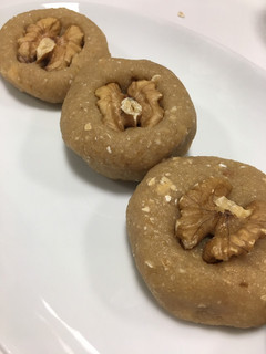Una foto de Malai Peda dulce vegano!!