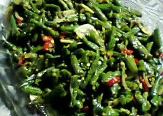 Resep Kacang Panjang Bumbu Bali, Bisa Manjain Lidah