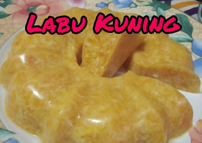 Puding Lumut Labu Kuning