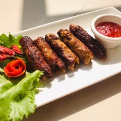A picture of Chicken Seekh Kabab.