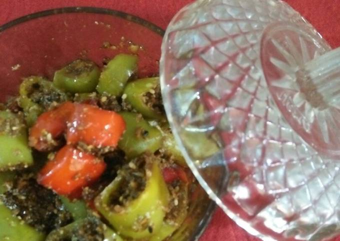 Step-by-Step Guide to Prepare Speedy 2minutes green &amp;red chilli pickle