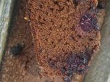 Queque de chocolate con arándanos