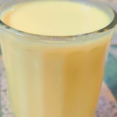 A picture of Turmeric milk.