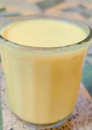 A picture of Turmeric milk.
