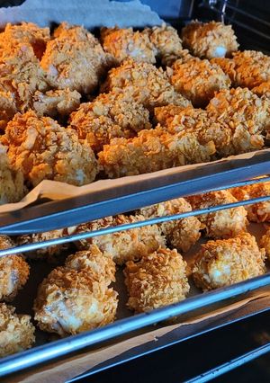 O poză a rețetei Aripioare în crustă crocantă de fulgi de porumb (gluten free).