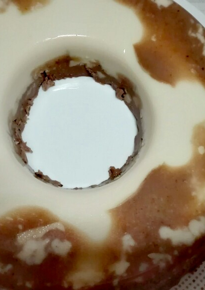 Una foto de Gelatina flotante de chocolate