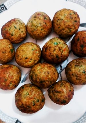 A picture of Chicken deep fried koftay.
