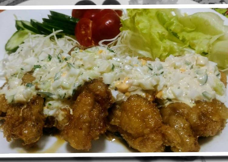 Cara Gampang Membuat Chicken Namban : (Makanan Khas Miyazaki) Lezat