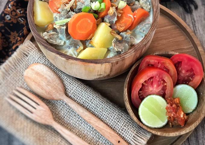 Soto Betawi Creamy (Santan+Susu)