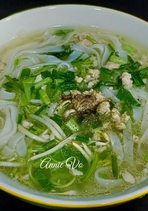 Hình của món Phở thịt bằm.