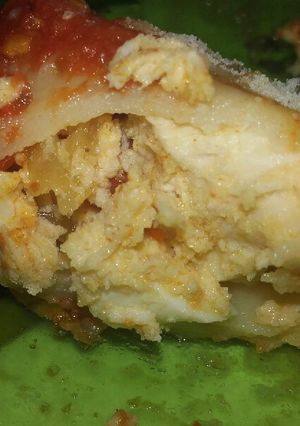 Una foto de Canelones de pollo