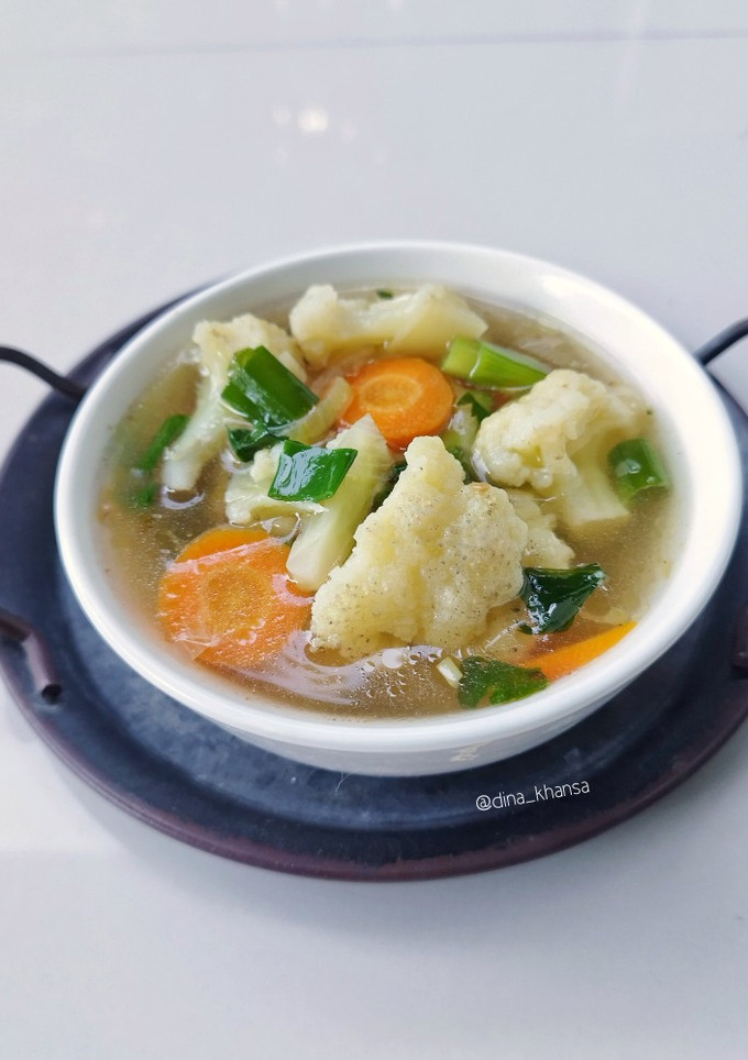Foto resep Sop Bening Kembang Kol